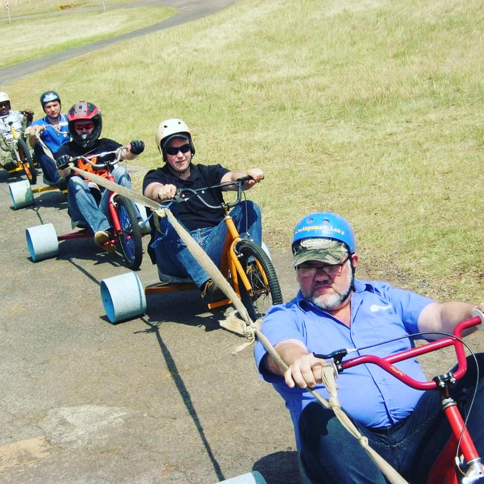 Down hill drift trike rides TEAMBUILD SOUTH AFRICA